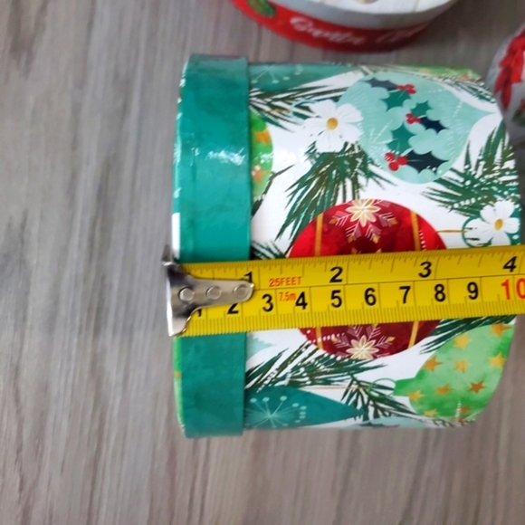 Festive Holiday Decorative Boxes Set Of 3 - Picture 5 of 8